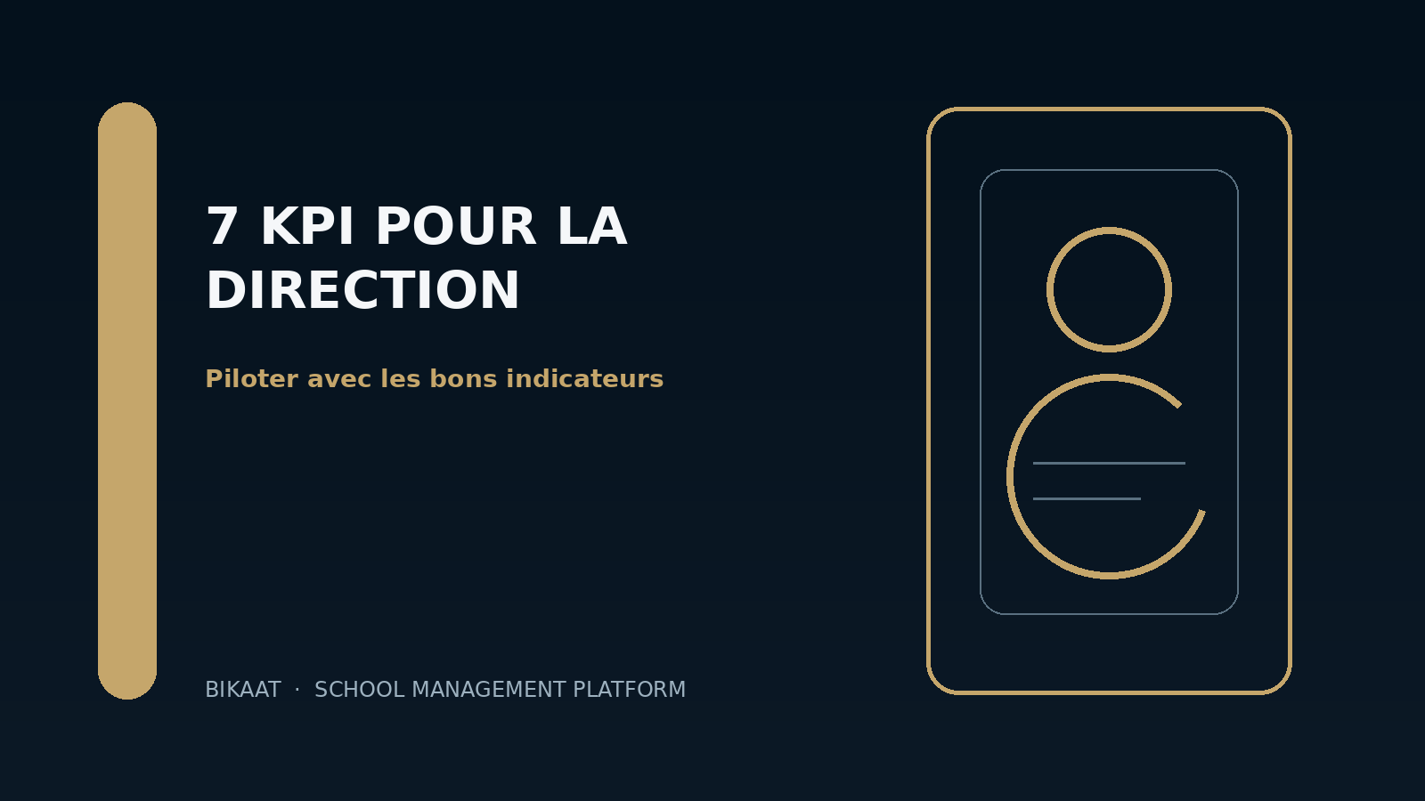 Les 7 indicateurs qu’un directeur d’école devrait suivre